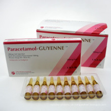 GMP FDA zugelassene Medikamente Paracetamol Injektion für fiebersenkend und schmerzlindernd